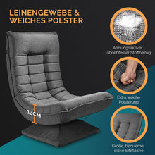 Laden Sie das Bild in den Galerie-Viewer, Richtig stylischer hochwertiger Luxus-Relaxsessel mit großer Rückenlehne 5-fach verstellbarer Neigungswinkel.