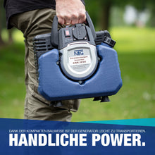 Laden Sie das Bild in den Galerie-Viewer, Inverter, Kompakter Stromerzeuger, 1000W. Benzin Stromgenerator Notstromaggregat