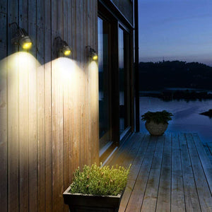 LED Gartenlicht 8er Set mit Gartenspieß. 8 x 3 Watt LED-Licht. Warmweiß.