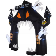 Laden Sie das Bild in den Galerie-Viewer, Halloween aufblasbarer Bogen 300 cm Halloween-Deko mit LED-Beleuchtung