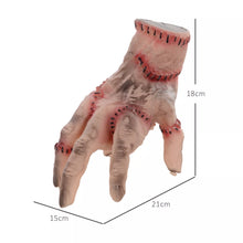 Laden Sie das Bild in den Galerie-Viewer, Halloween Grusel Hand vernarbt. Realistisch 21 cm mit Soundfunktioin