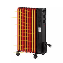 Laden Sie das Bild in den Galerie-Viewer, Neues Modell 2025: Radiator Heizung. 2000 Watt. Einstellbar mit Thermostat. Mit Rippen. Ölheizung.