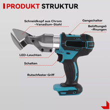 Laden Sie das Bild in den Galerie-Viewer, Akku-Blechschere Akkuschere, elektrische Blechschneider. Der Metallschneider! Inkl. 2x Akkus