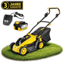 Laden Sie das Bild in den Galerie-Viewer, Sonderposten: Akku-Rasenmäher 20 V inklusive Akku &amp; Ladegerät | Brushless | 33 cm | Mulchfunktion