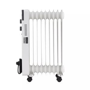 Neues Modell 2025: Radiator Heizung. 2000 Watt. Einstellbar mit Thermostat. Mit Rippen. Ölheizung.