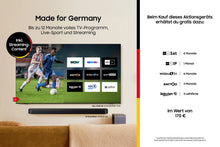 Laden Sie das Bild in den Galerie-Viewer, Samsung 43 Zoll 4K Fernseher – Riesiges Heimkino für Ihr Zuhause. 1,09 Meter
