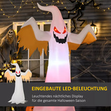 Laden Sie das Bild in den Galerie-Viewer, Halloween Selbstaufblasenderes Gespenst 2,4 m Dekoration mit LEDs IP44