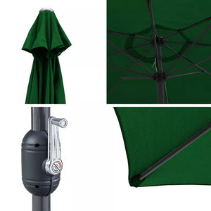 Sonnenschirm Ø300 cm mit Kurbel.