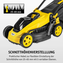 Laden Sie das Bild in den Galerie-Viewer, Sonderposten: Akku-Rasenmäher 20 V inklusive Akku &amp; Ladegerät | Brushless | 33 cm | Mulchfunktion