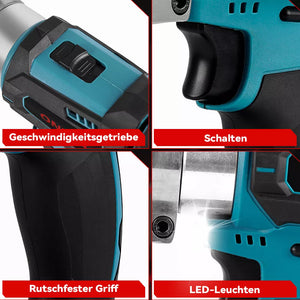 Akku-Blechschere Akkuschere, elektrische Blechschneider. Der Metallschneider! Inkl. 2x Akkus