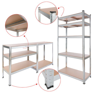 2er Set Schwerlastregale 180 x 90 x 40 cm jeweils bis 875 kg