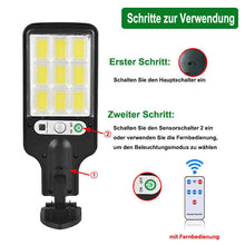 Laden Sie das Bild in den Galerie-Viewer, Solar-LED-Wandlampen (4-8-12er Set) mit Bewegungsmelder. Solarleuchten für Außen mit Bewegungsmelder – wetterfest &amp; kabellos