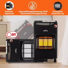 Laden Sie das Bild in den Galerie-Viewer, Gasheizofen – Effizient, mobil und leistungsstark. 4200 Watt!