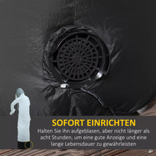 Laden Sie das Bild in den Galerie-Viewer, Halloween Geisterhexe 190 cm mit roten Augen aufblasbar Hexen mit LED-Lichtern
