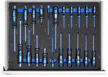 Laden Sie das Bild in den Galerie-Viewer, XXL Profi-Werkzeugwagen 8 Schubladen Werkstattwagen mit Werkzeug gefüllt. 89 kg Gesamtgewicht.