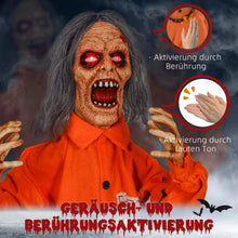 Laden Sie das Bild in den Galerie-Viewer, Halloween Dekoration Gefangener 85 cm mit LED-Lichter, Soundfunktion