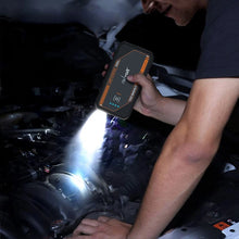 Laden Sie das Bild in den Galerie-Viewer, Kfz-Starthilfe startet Ihr Auto zuverlässig bei leerer Batterie! 7.200 mAh, 800 A Peak, 12 Volt, mit heller LED-Leuchte.