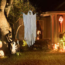 Laden Sie das Bild in den Galerie-Viewer, Halloween Hängender Horror Geist 153 cm mit LED Augen, glühend.