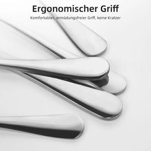 Laden Sie das Bild in den Galerie-Viewer, Besteckset Edelstahl Tafelbesteck 48 Teile für 12 Personen. Das besondere Angebot! Silber oder Gold.