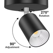 Laden Sie das Bild in den Galerie-Viewer, Objekt Büro Deckenstrahler Deckenleuchte GU10 schwenkbar mit LED-Strahlern. 1- bis 4-flammig. Schwarz oder weiß.