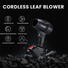 Laden Sie das Bild in den Galerie-Viewer, Black Edition Akku-LaubbläserBläser Pistolen-Laubbläser Extrempower mit bis zu 210 km/h. 2 Akus