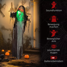Laden Sie das Bild in den Galerie-Viewer, Halloween Hängendes Monster 183 cm mit LED-Lichter Soundfunktion