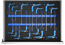 Laden Sie das Bild in den Galerie-Viewer, XXL Profi-Werkzeugwagen 8 Schubladen Werkstattwagen mit Werkzeug gefüllt. 89 kg Gesamtgewicht.
