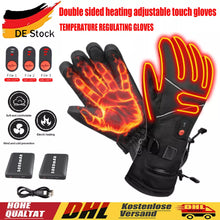 Laden Sie das Bild in den Galerie-Viewer, Handschuhe beheizbar mit 2 x 5000 mAh Akku. Für Skiurlaub, Motorrad. Im Winter in kalten Zeiten.