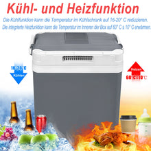 Laden Sie das Bild in den Galerie-Viewer, 25 Liter Kühlbox, mobile Kühltruhe, Mini-Kühlschrank 12 Volt / 230 Volt