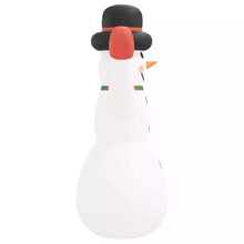 Laden Sie das Bild in den Galerie-Viewer, Schneemann - aufblasbar. Mit LED-Beleuchtung. Bester Blickfänger. 1,95 - 10 Meter Höhe.