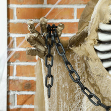 Laden Sie das Bild in den Galerie-Viewer, Halloween Dekoration 183 cm Hängendes Skelett mit LED-Lichter Soundfunktion
