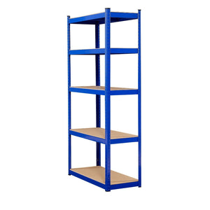 2er Set blaue Schwerlastregale 180 x 90 x 40 cm jeweils bis 875 kg