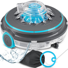 Laden Sie das Bild in den Galerie-Viewer, Pool-Roboter mit Akku-Betrieb für die totale Schwimmbad - Reinigung.