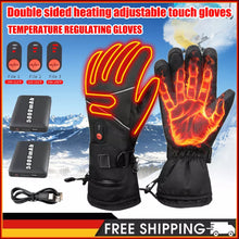 Laden Sie das Bild in den Galerie-Viewer, Handschuhe beheizbar mit 2 x 5000 mAh Akku. Für Skiurlaub, Motorrad. Im Winter in kalten Zeiten.