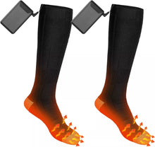 Laden Sie das Bild in den Galerie-Viewer, Heizbares Paar Socken mit 2 x Akku 4000 mAh. Nie mehr kalte Füße! Perfekt in der kalten Jahreszeit.