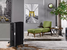 Laden Sie das Bild in den Galerie-Viewer, Neues Modell 2025: Radiator Heizung. 2000 Watt. Einstellbar mit Thermostat. Mit Rippen. Ölheizung.