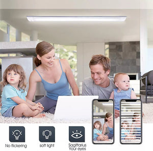 Deckenleuchte 6000K Kaltweiß LED 40 Watt (Wie 400 Watt alte Röhren) 120 cm Feuchtraumlampe, Bürolampe, Garage, Werkstatt.