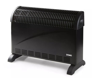 Konvektor Heizung schwarz 3 Heizstufen: 750 / 1250 / 2000 Watt