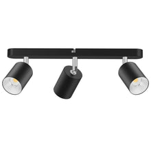 Laden Sie das Bild in den Galerie-Viewer, Objekt Büro Deckenstrahler Deckenleuchte GU10 schwenkbar mit LED-Strahlern. 1- bis 4-flammig. Schwarz oder weiß.