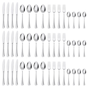 Besteckset Edelstahl Tafelbesteck 48 Teile für 12 Personen. Das besondere Angebot! Silber oder Gold.