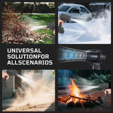 Laden Sie das Bild in den Galerie-Viewer, Black Edition Akku-LaubbläserBläser Pistolen-Laubbläser Extrempower mit bis zu 210 km/h. 2 Akus