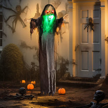 Laden Sie das Bild in den Galerie-Viewer, Halloween Hängendes Monster 183 cm mit LED-Lichter Soundfunktion
