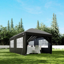 Laden Sie das Bild in den Galerie-Viewer, Faltpavillon 3 x 6 m – Pop-Up Pavillon inklusive Tragetasche. Sonnenschutz und leichter Regen. Mit 6 Seitenteilen.