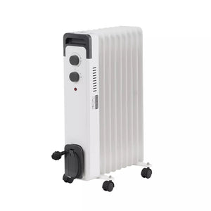 Neues Modell 2025: Radiator Heizung. 2000 Watt. Einstellbar mit Thermostat. Mit Rippen. Ölheizung.