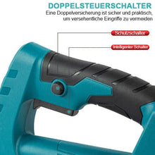 Laden Sie das Bild in den Galerie-Viewer, Sonderposten: Akku-Rasentrimmer (blau) mit 2 Lithium-Akkus und Ladegerät Freischneider Motorsense