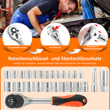 Laden Sie das Bild in den Galerie-Viewer, Werkzeugkoffer 198 teiliges Komplettset mit allem was man immer braucht. Grundausstattung.