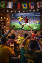 Laden Sie das Bild in den Galerie-Viewer, Samsung 85 Zoll 4K Fernseher – Riesiges Heimkino für Ihr Zuhause. 2,17 Meter