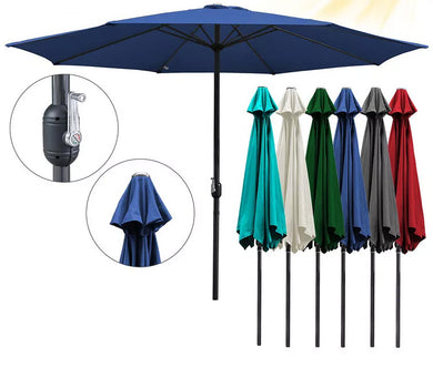 Sonnenschirm Ø300 cm mit Kurbel.