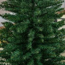 Laden Sie das Bild in den Galerie-Viewer, Künstlicher Weihnachtsbaum – 1,5 m, schmal und platzsparend, flammhemmend