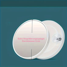 Laden Sie das Bild in den Galerie-Viewer, Kosmetiktasche mit Doppelspiegel, LED-beleuchtet. Make-up Tasche. Schminkkoffer für Damen